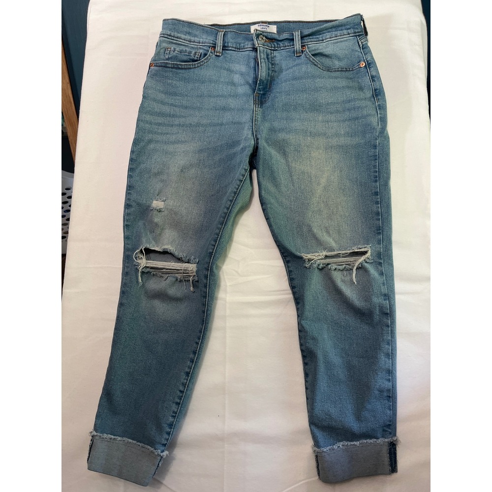 Denizen from Levi's Womens Distressed Boyfriend Jeans Light Wash Size 6 W28